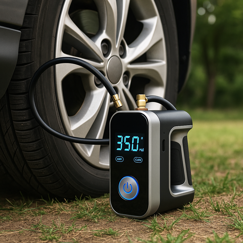 Mini Inflador Eléctrico 150 PSI con Pantalla