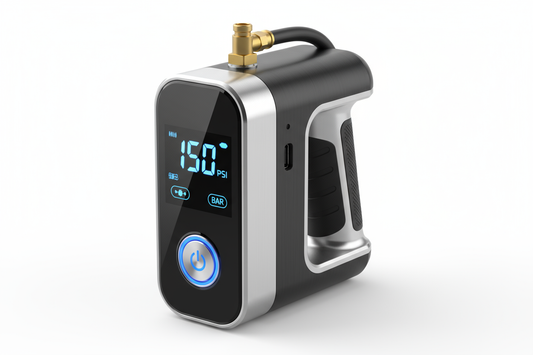 Mini Inflador Eléctrico 150 PSI con Pantalla